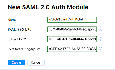 Screen shot of YouTrack SAML 2.0 Auth Module